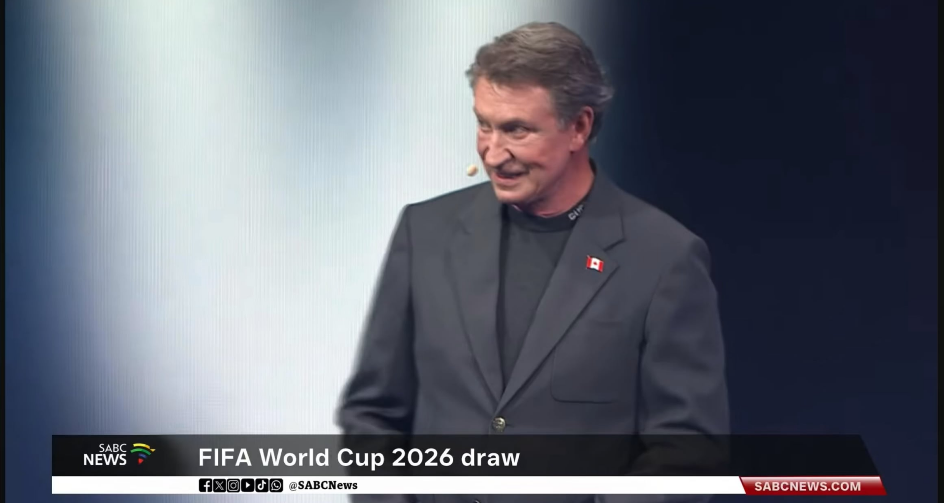 Aaron Judge announced at the FIFA Draw alongside Wayne Gretzky, Shaq, and Tom Brady