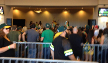 Appreciation of the best of times. Here's A's Beer Fest in 2014 featuring Get Low by Lil Jon & The East Side Boyz by a live band with a balding white dude running point. Unreal scenes. This is what they took from us