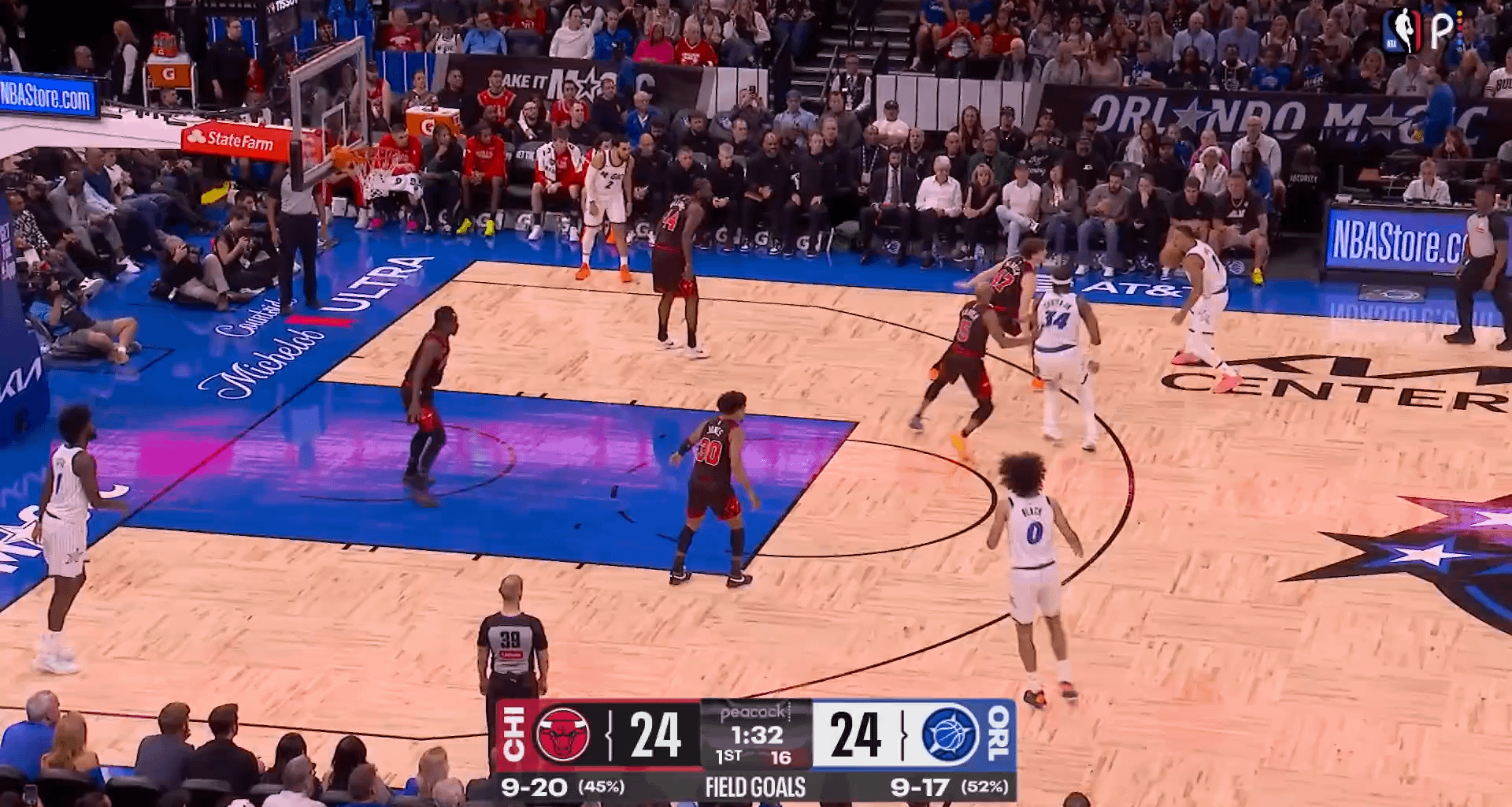 Desmond Bane (37 PTS, 6 REB, 5 AST) scores 18 points in the 4th quarter to give the Magic their 6th win in 7 games with a 125-120 victory over the Bulls.