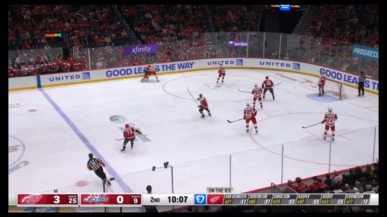 Seider gets his 20th point in the past 20 games