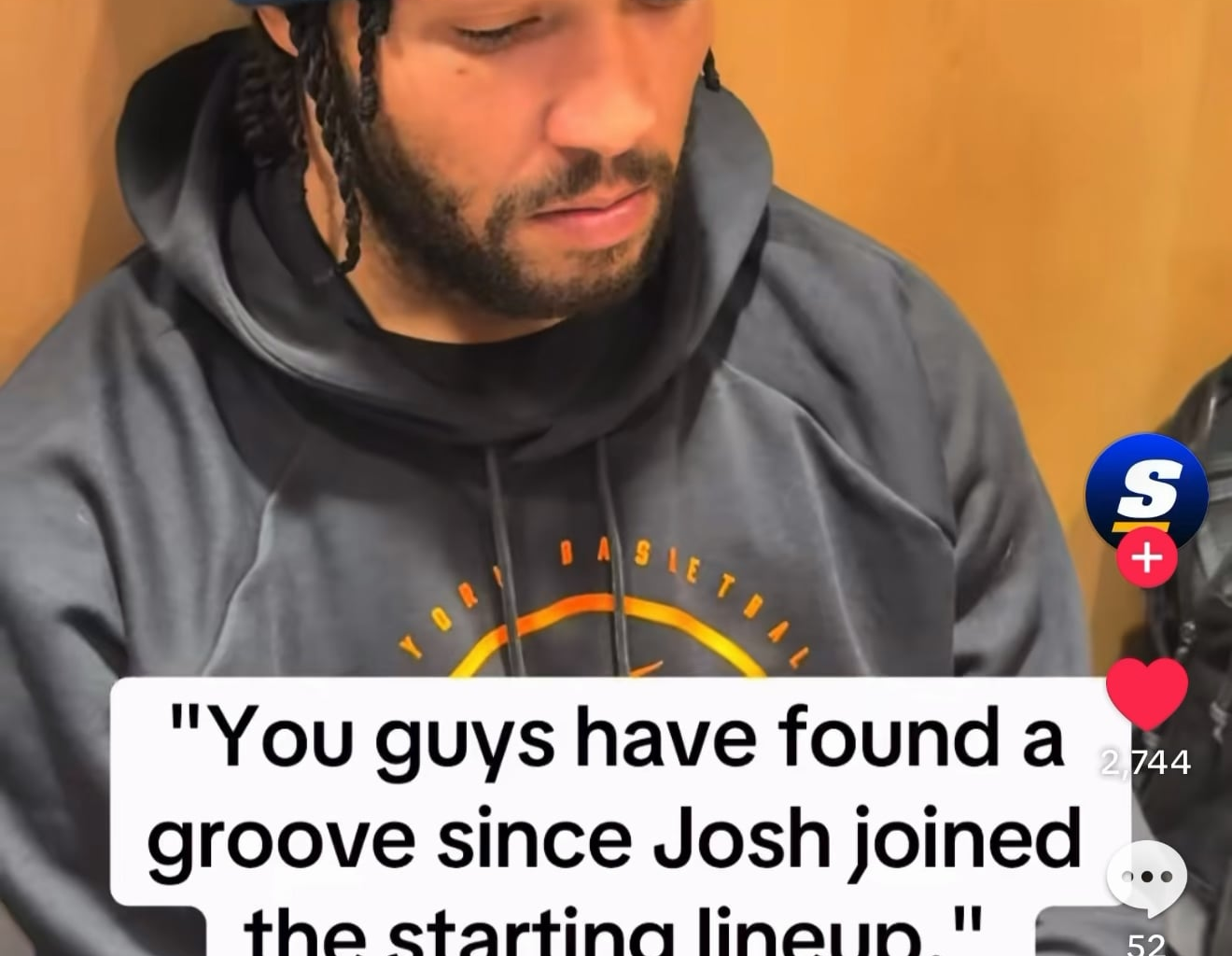 Not to be dramatic, but I'd do anything for Josh Hart.