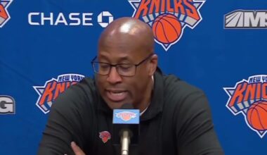 [Mike Brown] “Kel’el Ware was a beast tonight on the glass. One of the very few times we got our behinds kicked on the glass, a lot of it was him. And then he shot the mess out the basketball… It’s tough cause he’s 7 feet. Give him a lot of credit, 5/7 tonight from three and a monster on the glass.”