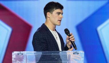 Chicago Cubs' Matt Shaw speaks at TPUSA Event