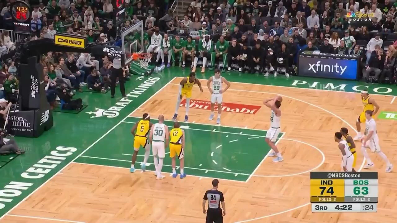 [Danielle Hobeika] Hugo Gonzalez making winning plays! He draws the charge on the Indiana inbounds pass