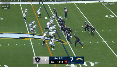 Kimani Vidal outruns everyone for a 59-yard TD