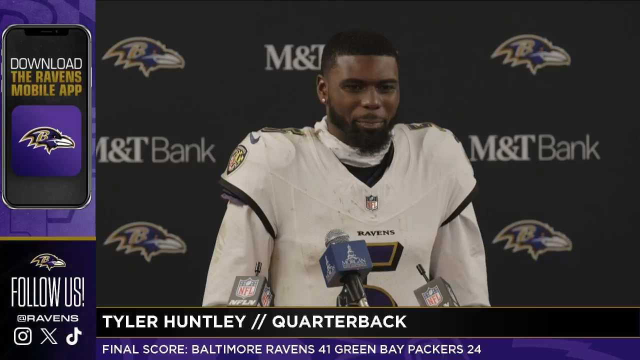 Ravens QB Tyler Huntley postgame: “I'm trying to get out of here so I can call Shedeur. Make sure he can get it done."
