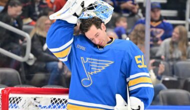 Binnington, Montgomery ‘good’ after verbal exchange during Blues loss | NHL.com