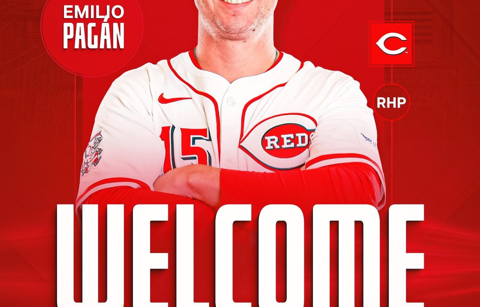 [Reds] The Reds today re-signed RHP Emilio Pagán to a one-year Major League contract with a player option for 2027.