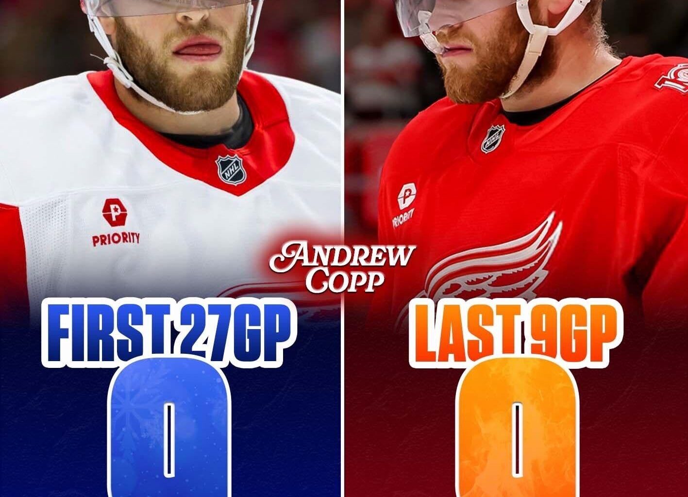 [Winged Wheel Podcast]Andrew Copp has really come alive since stepping into Detroit's 2nd line center role. 🔥 #LGRW
