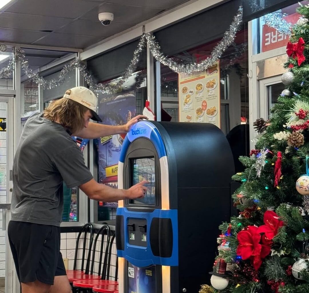 Trevor putting a banger on the jukebox