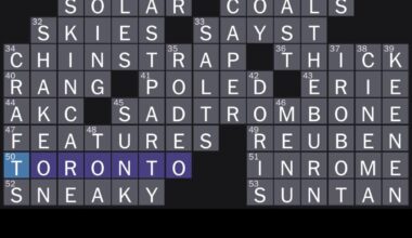 Congrats to the Blue Jays for being featured in today’s NYT Crossword, well deserved