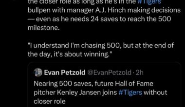 Jansen hasn't been given the Closer role: "He's willing to pitch in any spot," Scott Harris said. "He just wants to be in a winning environment. And he was really attracted to Detroit as a destination."