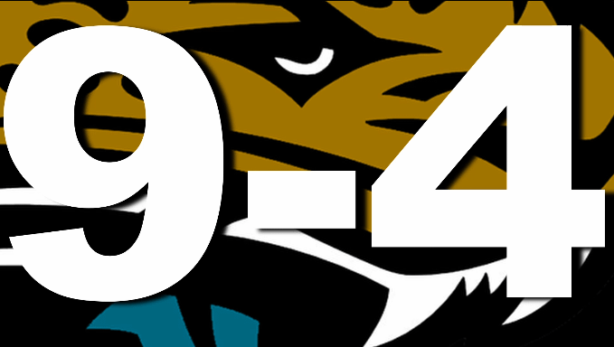Happy Monday. The Jags are 9-4.