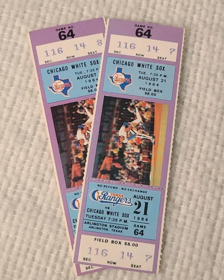 Rangers 5/6/84 Ripken Cycle Game