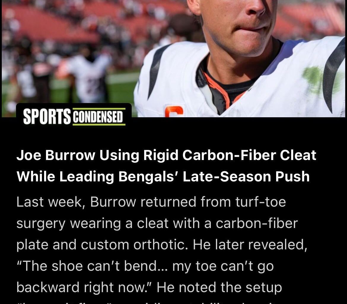 So is this why he looked like he hadn’t skipped a beat vs. the Ravens? 🧐