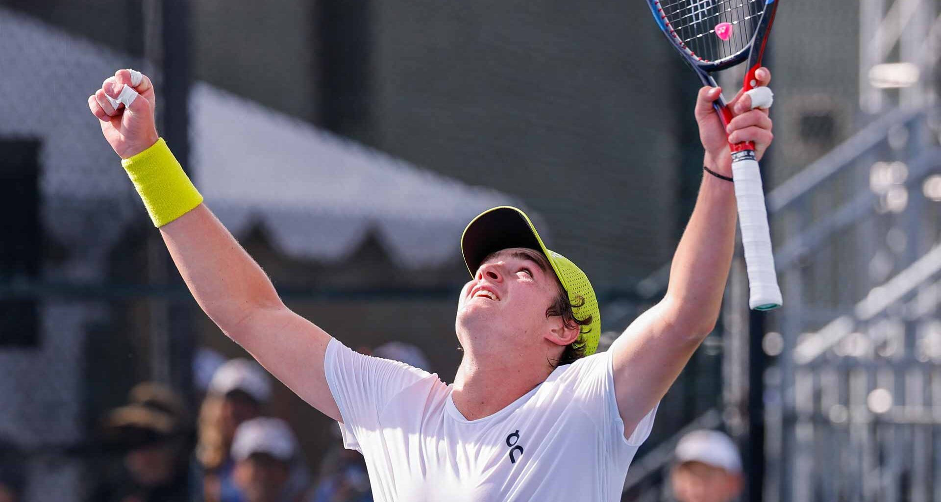 Joao Fonseca claims his third ATP Challenger trophy in March at the Arizona Tennis Classic.