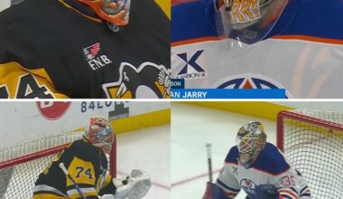 Swap goalie masks