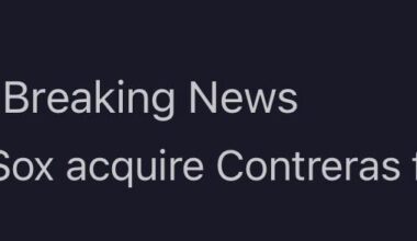 Red Sox acquire Contreras from C…