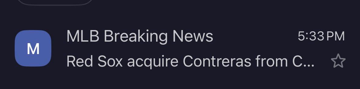 Red Sox acquire Contreras from C…