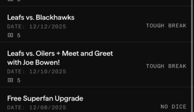 Has anyone won anything from the “Fan Access” on the app?
