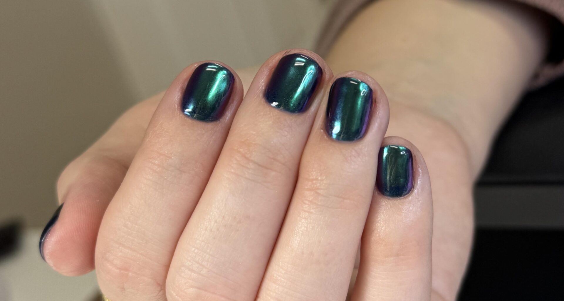 Rivalry helmet inspired nails