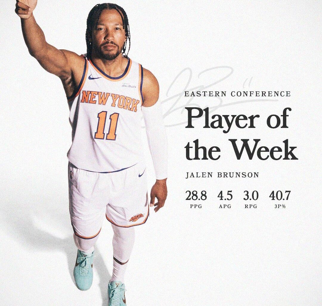 The Captain named Eastern Conference Player of the Week!