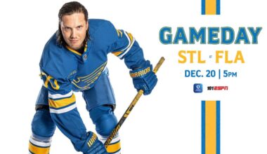 Game Thread: St Louis Blues (13-15-8) at Florida Panthers (19-13-2) - 20 Dec 2025 - 6:00PM EST