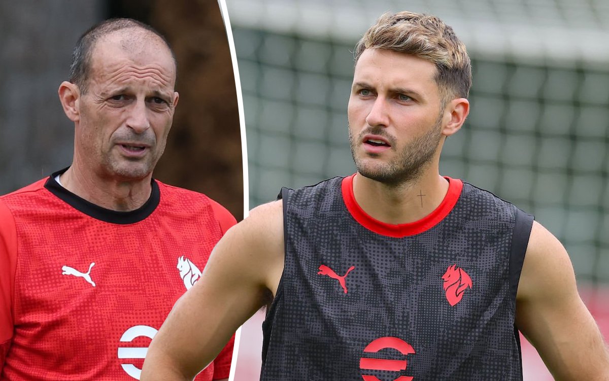 Santiago Gimenez of AC Milan allegri