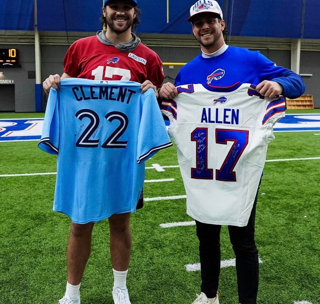Ernie Clement finally met Josh Allen