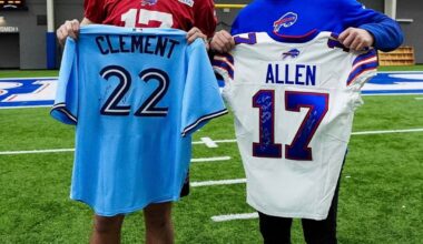 Ernie Clement finally met Josh Allen