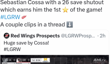 Cossa's shutout gives the Griffins a 1-0 victory!