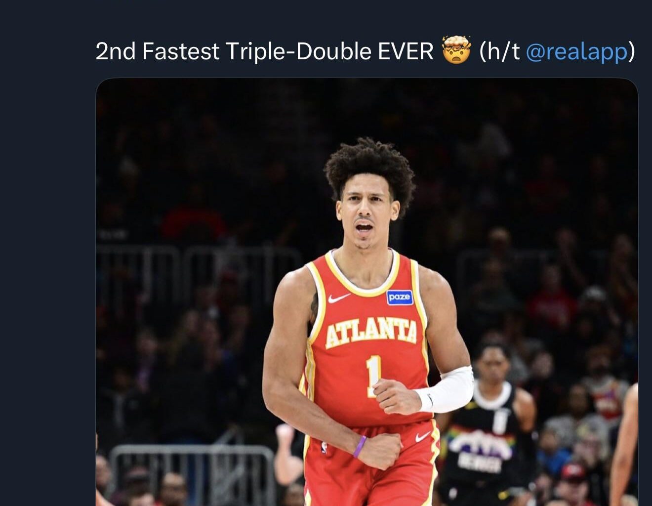 2nd Fastest Triple-Double EVER.
