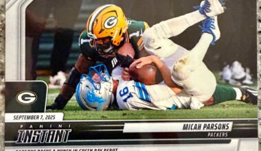 Micah’s First Card in a Packers Jersey