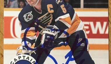 Today’s Mailcall former Blues captain Garth Butcher. 🏒🥅