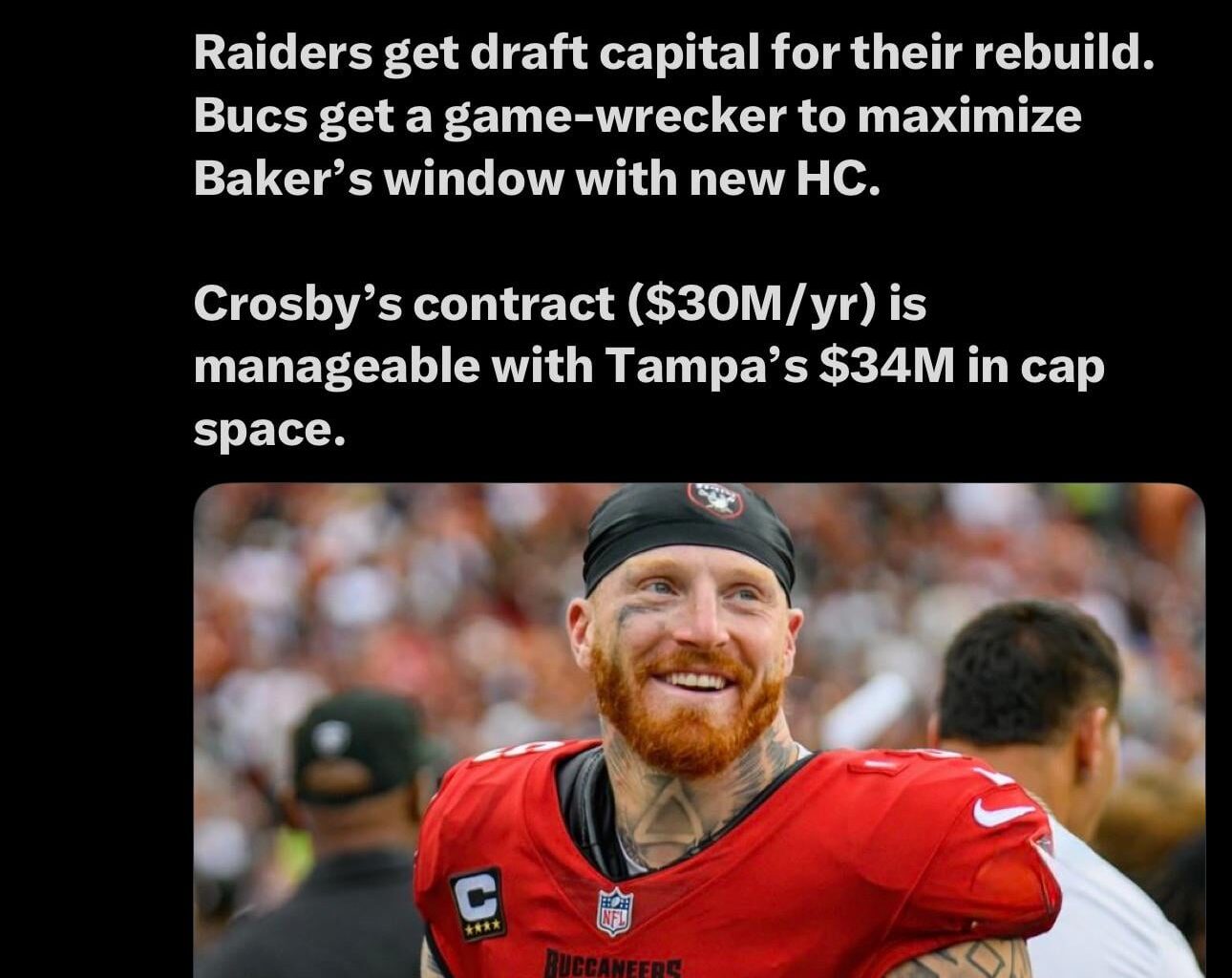 Jason Licht: “We like the guys that we have. We’re building a culture here and don’t want to mess with that”