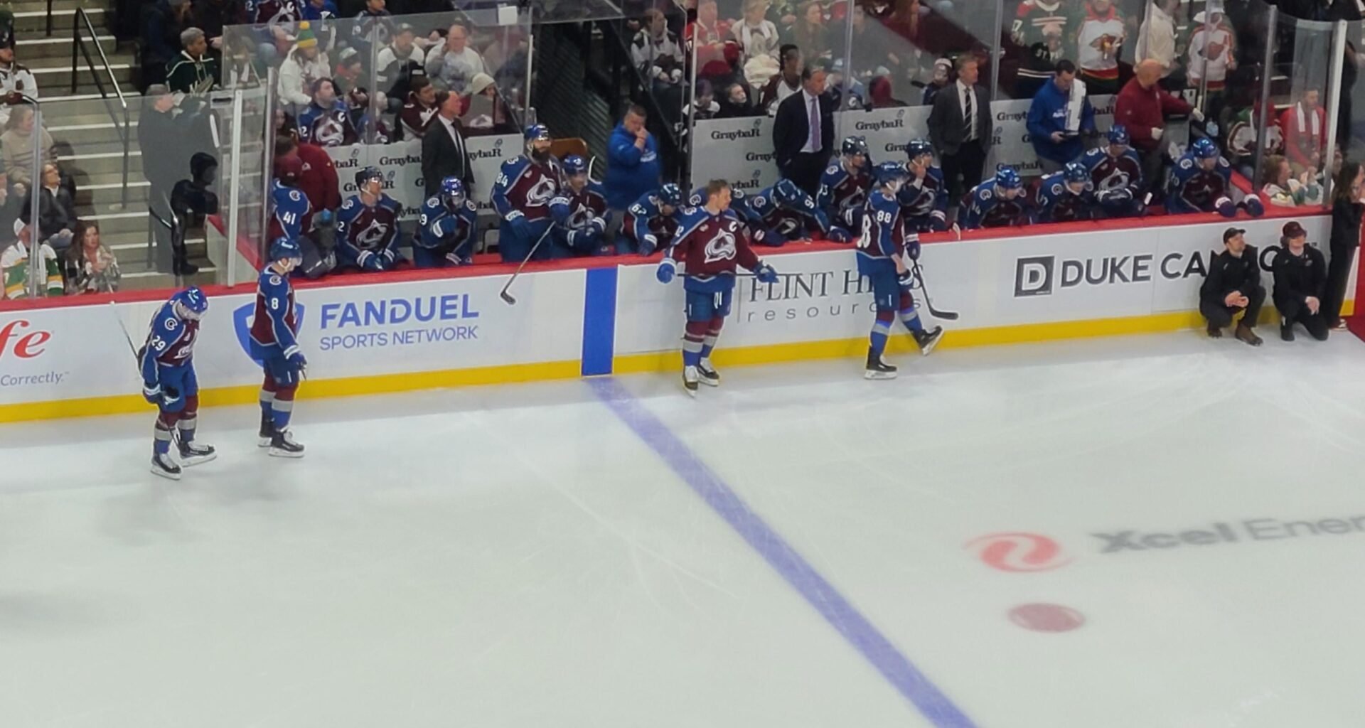 First Avs game in Minnesota! Let's go Avs!