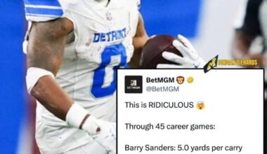 Saw this, and was shocked by it. I knew Jahmyr Gibbs has doing been good. But I didn’t know Statistically, he was doing this good.