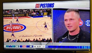 Skubal is at the Pistons game