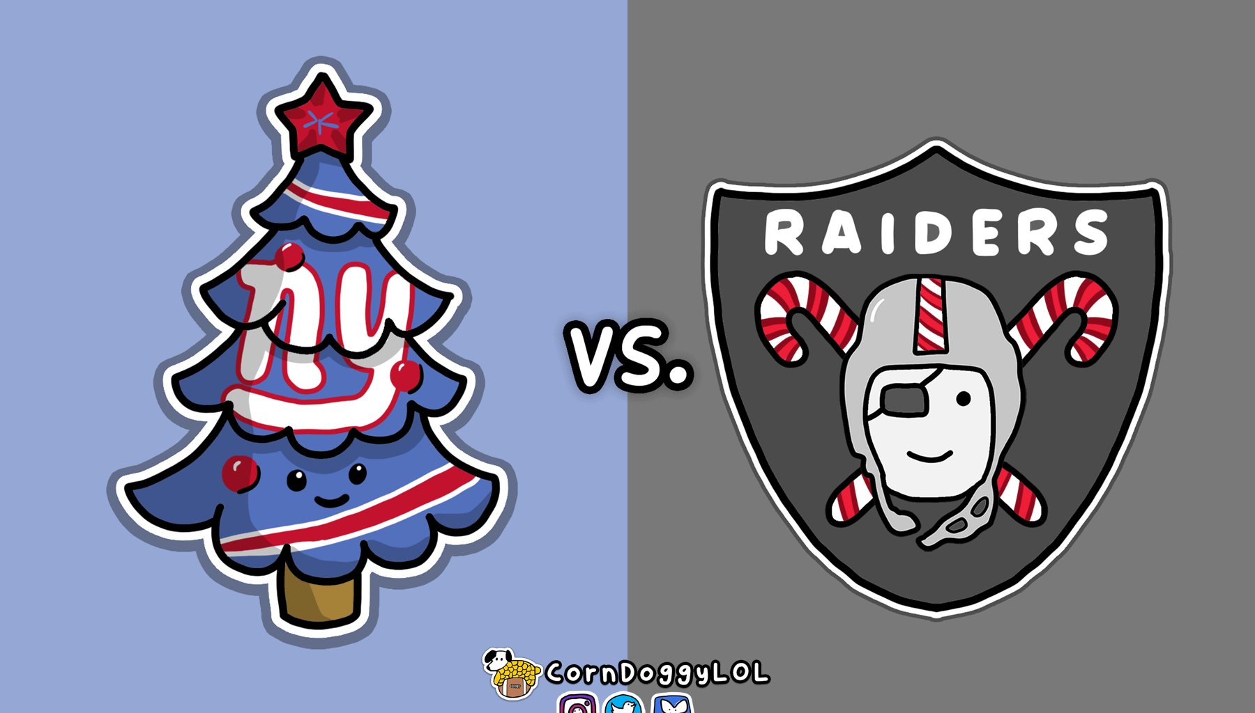New York Giants Week 17 Matchup Doodle (Holiday Edition)