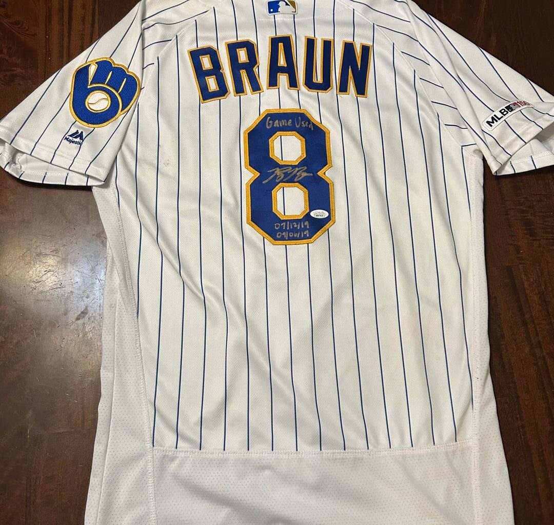 My 2019 Game-Used Ryan Braun Jersey!