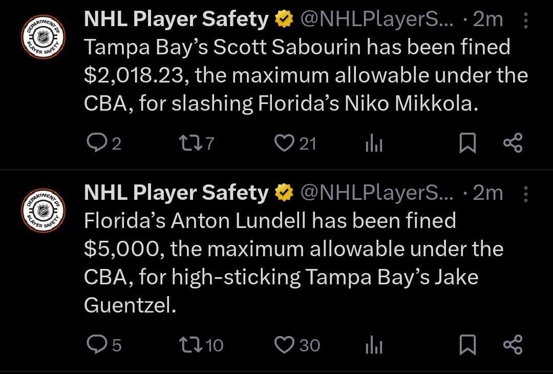 Fines from last nights battle