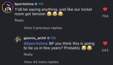 lol Giannis and BP respond to Perk and RJ on IG