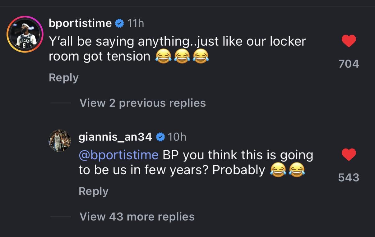 lol Giannis and BP respond to Perk and RJ on IG