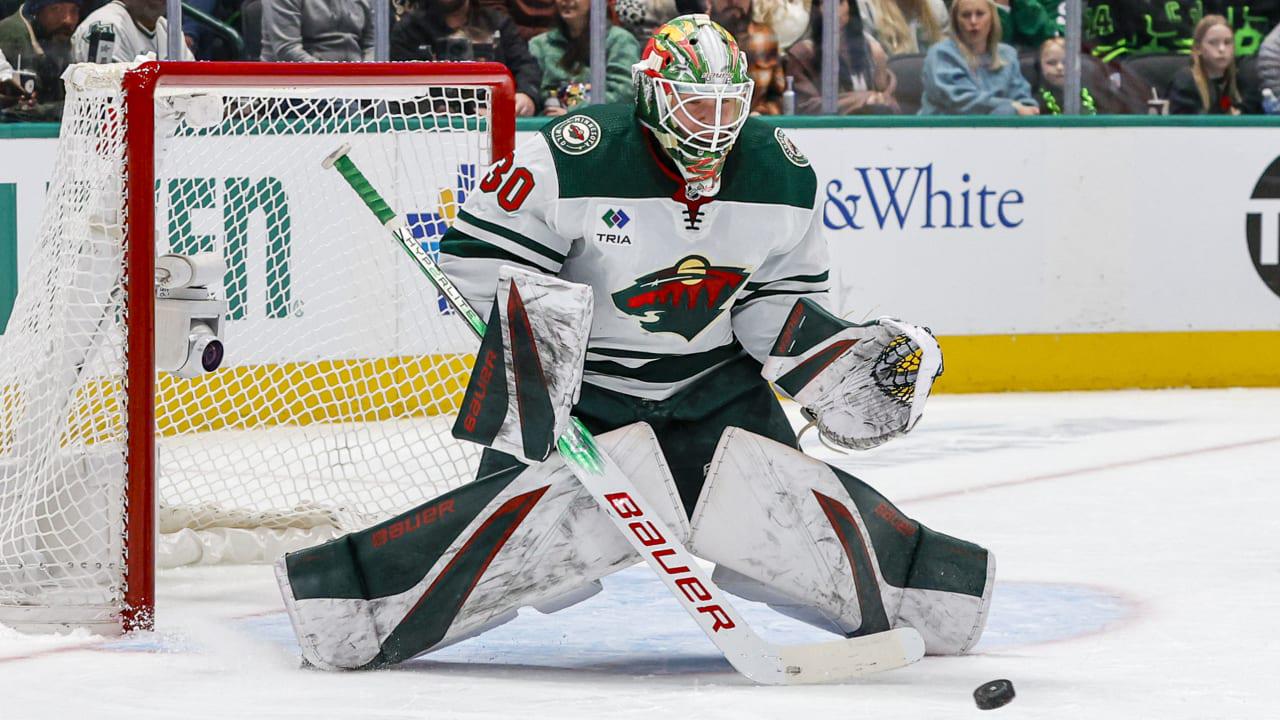 Jesper Wallstedt named NHL Rookie of the Month for November