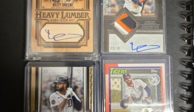 My Riley Greene card collection