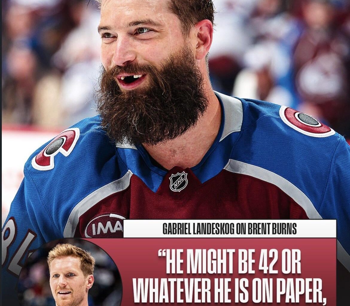Gabe on Brent Burns “He might be 42 or whatever he is on paper, but he’s 12 mentally”