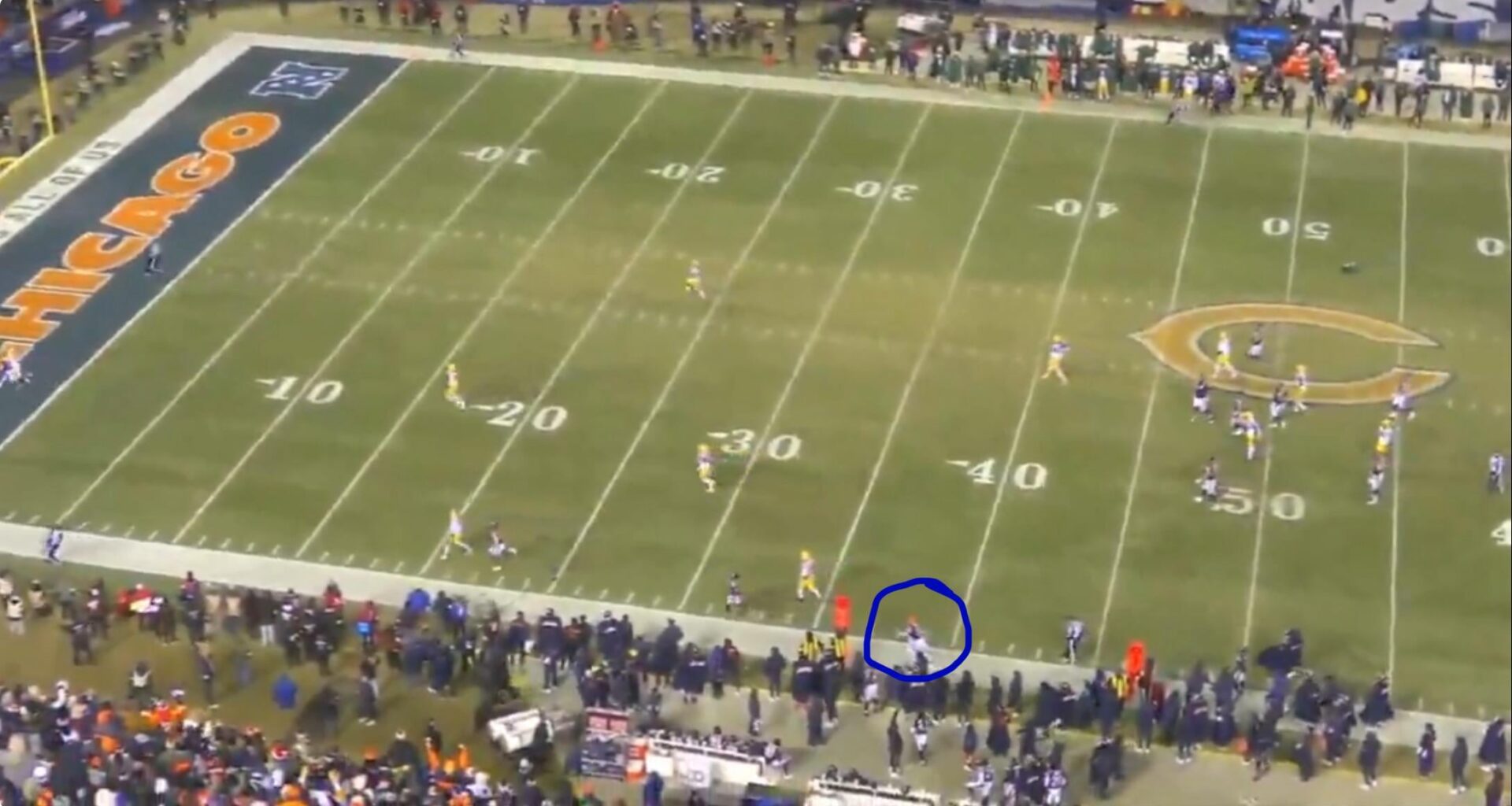 I was wondering how Brisker was the 2nd guy to get to DJ and it’s because he was sprinting to the endzone while the ball was still in the air lmao