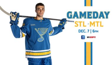 Game Thread: St Louis Blues (10-12-7) at Montreal Canadiens (15-9-3) - 07 Dec 2025 - 7:00PM EST