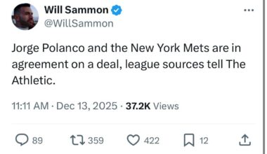 [Sammon] Mets sign Jorge Polanco to a 2 year deal