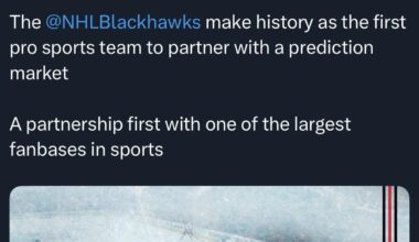 Absolutely disgusting. Hawks decide to partner with Kalshi